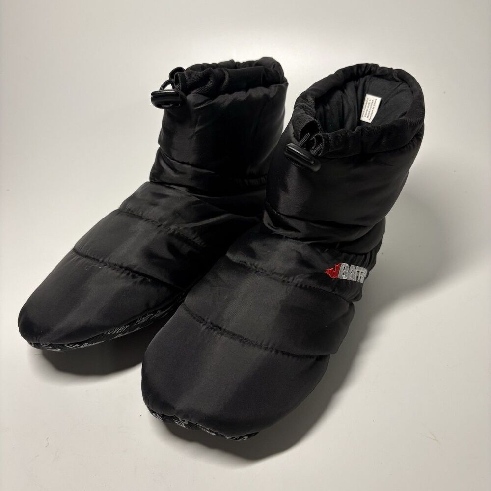 Baffin Unisex Cush Booty Hybrid Slipper in Black Large NEW